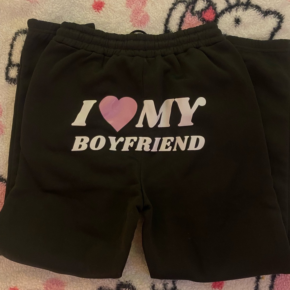 Black Track Pants with Soft Cotton Feel